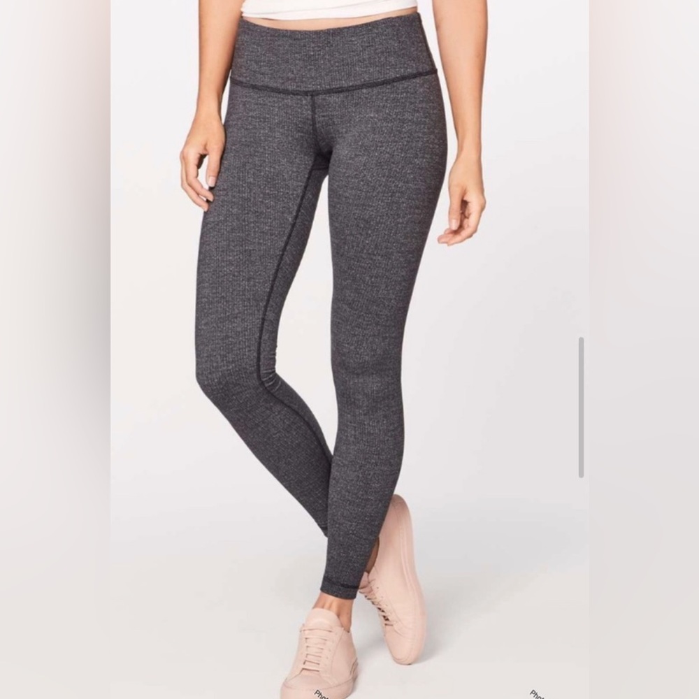 Heathered Grey Lululemon Leggings